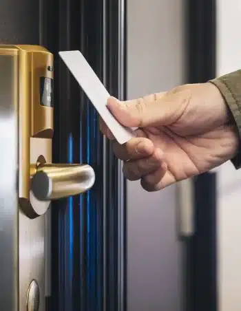 digital door lock with access card